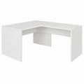Composad Scrivania Angolare Moderna 180x72x169 cm Bianco Laccato per Ufficio