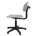 FITEX Sedia Ergonomica DIAMOND in Polipropilene Rinforzato con Piedini Antiscivolo, Ideale per Ufficio e Studio - Prodotto in Italia - Colore Grigio