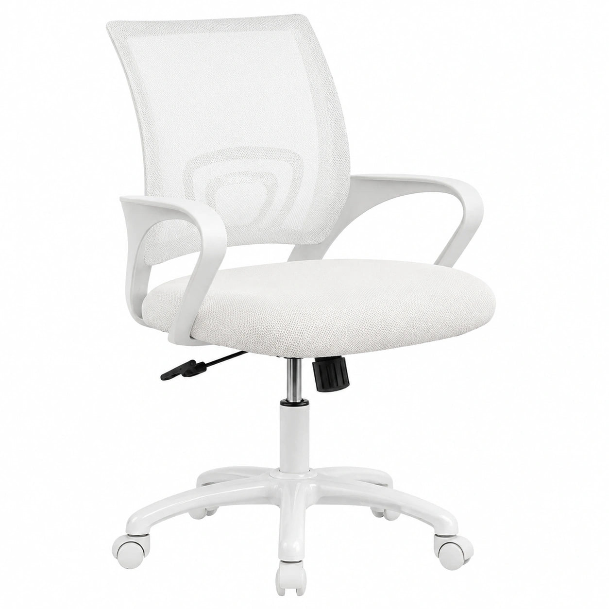 Sedia da Ufficio Ergonomica SAMIRA, Girevole, Happy, Colore Bianco