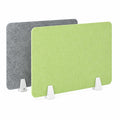 Pannello divisorio fonoassorbente autoportante verde per ufficio e lavoro da casa (60x50 cm)